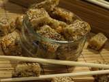 Nougat chinois aux cacahuètes 🥜et aux graines de sésames