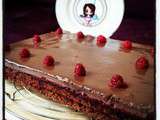 Gâteau d’anniversaire : Framboises-Chocolat Noir
