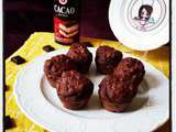 Muffins au fromage blanc 100% cacao