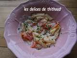Salade d'asperges blanches au saumon fumé