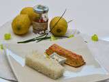 Délice de surimi et sauce citronnée