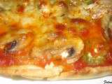 Pizza aux champignons