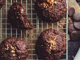 Cookies tout chocolat au pralin