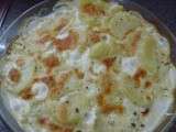 Gratin dauphinois au fromage ail & fines herbes