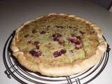 Tarte poires-framboises-pistaches