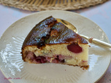 Gâteau aux cerises et ricotta