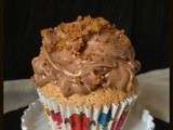 Cupcake au chocolat et spéculoos