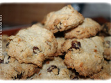 Cookies sablés aux flocons d'avoine et raisins secs
