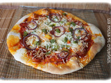 Pizza chorizo poivrons