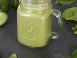 Green smoothie épinard et concombre