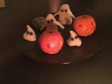 Goûter facile pour Halloween : fantômes et mini citrouilles