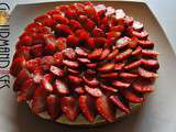 Tarte aux fraises façon fraisier