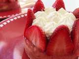 Tiramisu aux fraises (avec génoise)