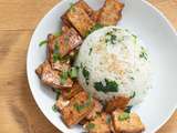 Tofu mariné et son riz parfumé