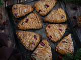 Scones cranberries chocolat blanc