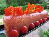 Bûche saumon-tomate