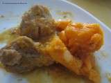 Sauté de veau à l’orange et aux patates douces (ig bas)