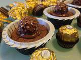 Cupcakes Ferrero Rocher et nutella