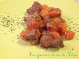 Sauté de porc aux oignons et carottes