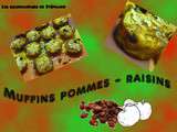 Muffins pommes-raisins