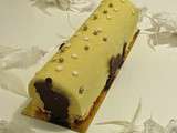 Bûche vanille, marron et noisette