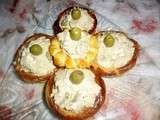 Hors d'oeuvres à la creme de thon