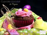 Cupcake chocolat de Pâques glacage mascarpone