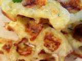 Gaufres courgette et pomme de terre
