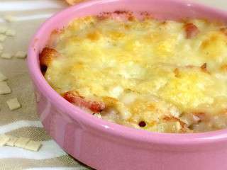 Gratin de crozets à la savoyarde