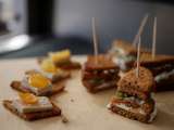 🟠🎄🍸 Bouchées de pain d’épices au foie gras et kumquat confit