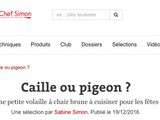 Caille ou pigeon