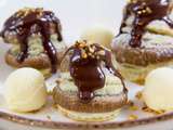 Petits choux chocolat “Cincentfeuilles” d’après une recette de Philippe Conticini