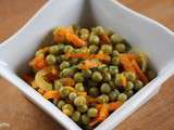 Petits pois, carottes