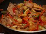 Wok de porc à l'aigre douce