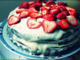 Layer cake à la fraise fraise