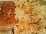 Repas du #soir pour mon #anniversaire ! #Cordonbleu #riz #poivron #orange #rouge #crèmefraîche #birthday #moi #me #21ans #21years #instafood #instamiam #pornfood #foodporn #food @chez moi 🏠