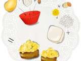 Cupcake pomme de terre, brouillade de tofu