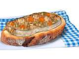 Terrine rustique de lentilles