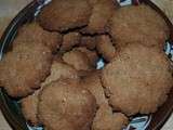Biscuits aux noisettes façon sablés sans gluten ni produits laitiers