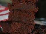 Brownies chocolat, café et noisettes sans gluten ni produits laitiers