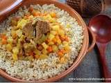 Couscous du sud algerien / el mardoud, couscous au plomb