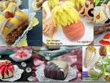 Gâteaux algériens / préparation et coloration de la pâte pour gâteaux au miel en photos