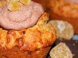 Muffins : muffins aux flocons d'avoine et aux noix