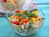 Salade de riz / légumes