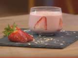 Smoothie au lait de cajou et aux fraises, Lamset Chahrazad