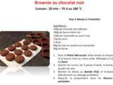 Tupperware: Brownie au chocolat noir