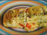 Clafoutis brocolis / tomate / mozzarella