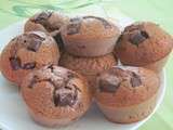 Muffins au philadelphia milka et framboise