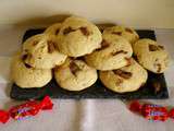 Cookies moelleux aux éclats de daim ©