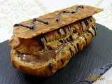 Eclair au gianduja et à la nougatine